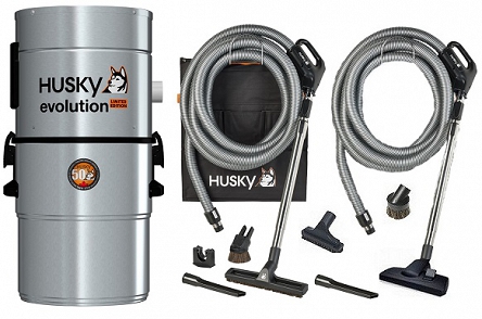 Husky EVOLUTION + Zestaw sprzątający Superior 9m + dodatkowy zestaw Superior 9m - Super Promocja !!!