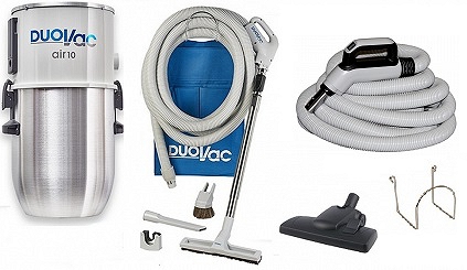 DUOVAC AIR10  z zestawem Superior x2 wąż 9m on/off - Gwarancja 25 lat !!!